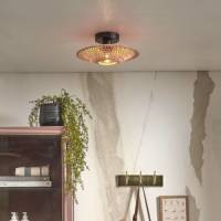 GOOD & MOJO Kalimantan plafondlamp Ø 30cm naturel
