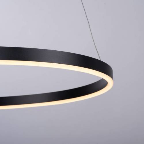 JUST LIGHT. Ritus LED hanglamp, Ø 58,5cm, antraciet