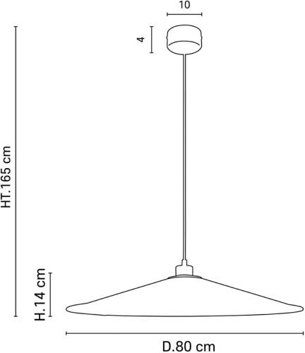 Market Set Sonia Laudet hanglamp, Ø 80cm curry