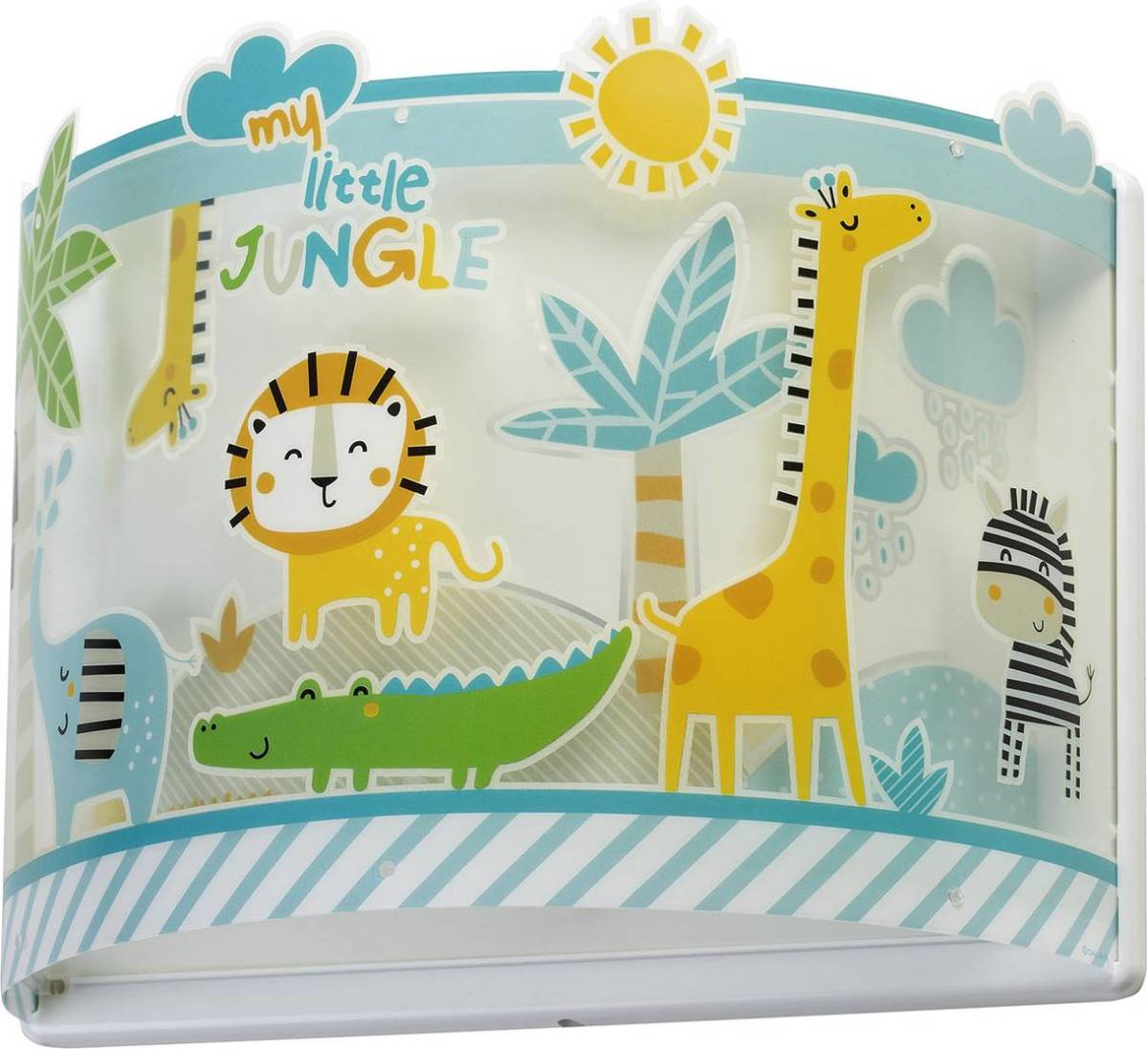 Dalber Little Jungle wandlamp voor kinderen met stekker