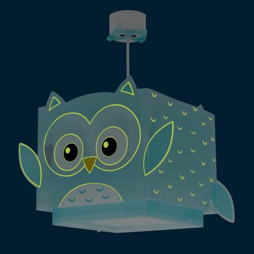 Dalber Little Owl kinder-hanglamp met uilenmotief