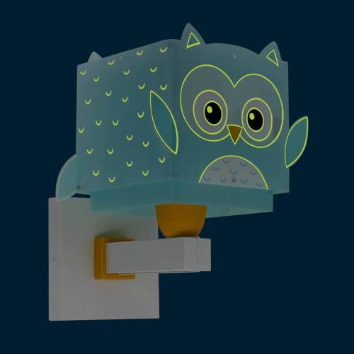 Dalber Little Owl kinder-wandlamp met uilenmotief