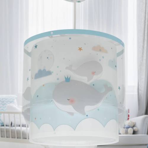 Dalber Whale Dreams hanglamp, blauw