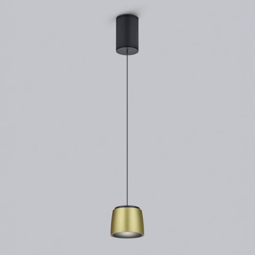 Helestra Ove LED hanglamp Ø9,5cm goud-zwart