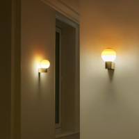 Marset Dipping Light A1 LED wandlamp, oranje/goud