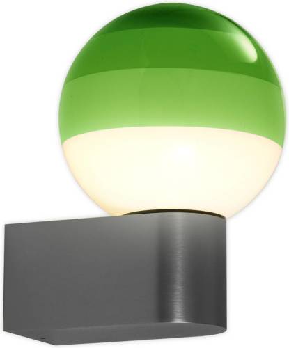 Marset Dipping Light A1 LED wandlamp, groen/grijs