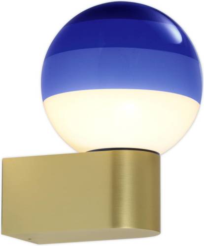 Marset Dipping Light A1 LED wandlamp, blauw/goud