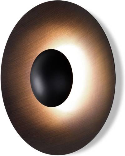 Marset Ginger 20C LED wandlamp Ø19,5 bruin/bruin