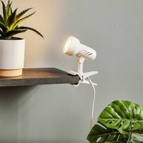 TEMAR LIGHTING Klemlamp KM White met kabel en stekker, E14