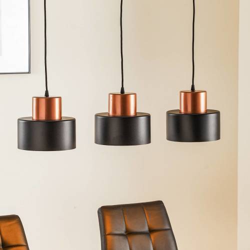 TEMAR LIGHTING Hanglamp Olla, 3-lamps