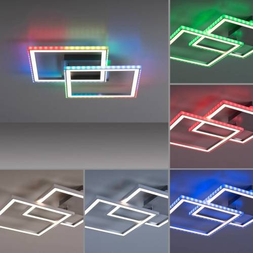 JUST LIGHT. LED plafondlamp Felix60, 44,5x44,5cm