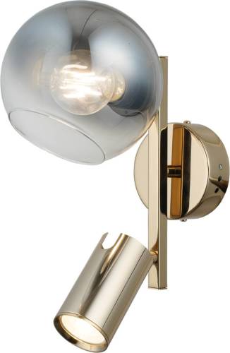 Lucea Wandlamp Zerde 1+1, goud, 2-lamps