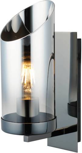 Lucea Wandlamp Padrela, zwart-chroom, 1-lamp