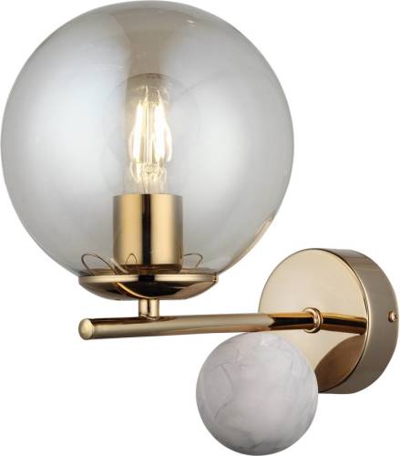Lucea Wandlamp Toppo, goud, 1-lamp