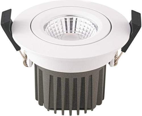 Sigor LED plafondinbouwspot Diled, Ø 8,5 cm, 10 W, 3.000 K, wit
