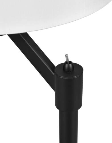 Trio Lighting Cassio tafellamp met stoffen kap, zwart