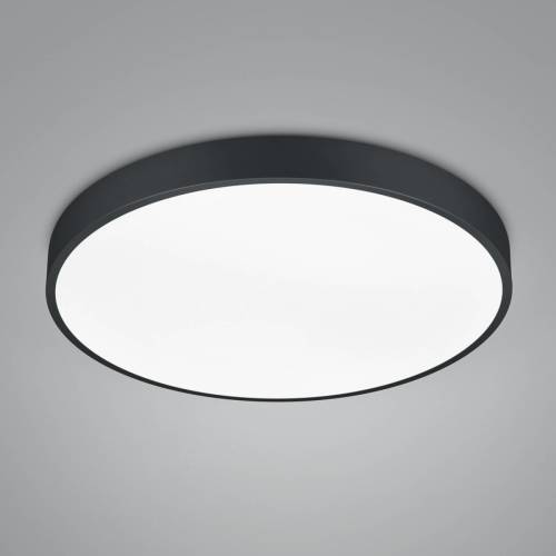 Trio Lighting LED plafondlamp Waco, CCT, Ø 49,5 cm, zwart mat