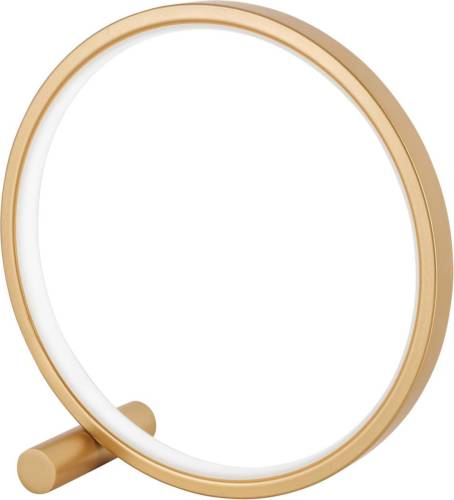 Viokef Circle LED tafellamp, goud