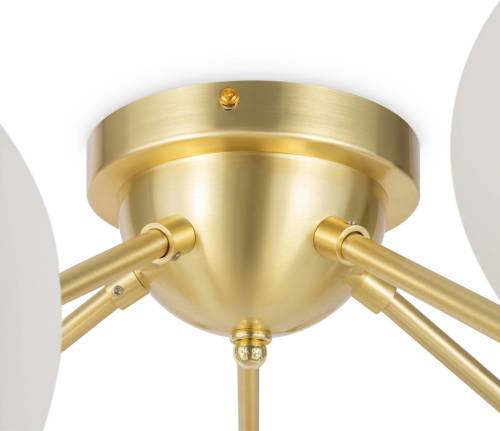 Maytoni Dallas plafondlamp 20-lichts, hoogte 25 cm, goud
