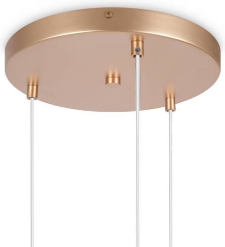Maytoni hanglamp Basic vorm, wit/goud, 3-lamps.