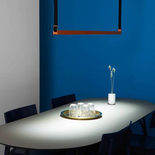 LOOM DESIGN LED hanglamp Belto, oranje