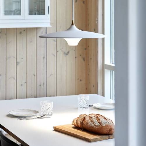 LOOM DESIGN LED hanglamp Moja, Ø 42 cm, wit