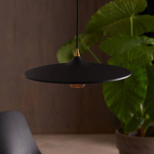 LOOM DESIGN LED hanglamp Moja, Ø 42 cm, zwart