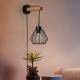 Envostar Urs wandlamp, bruin grenen