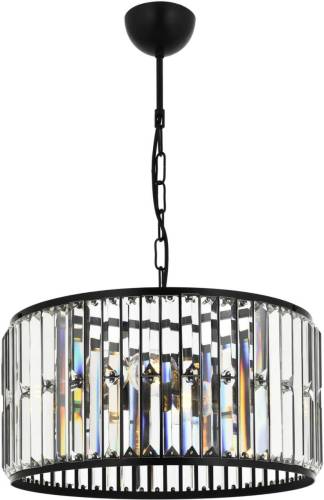 Avonni Hanglamp AV-1667-3BSY met kristalglas staven