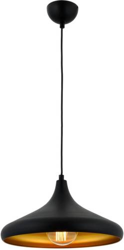 Avonni Hanglamp AV-4106-M8-BSY-36 zwart/goud Ø 36cm