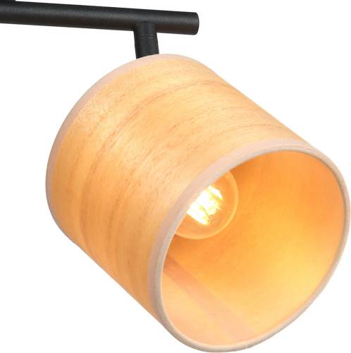 Steinhauer Bamboe plafondlamp, 2-lamps