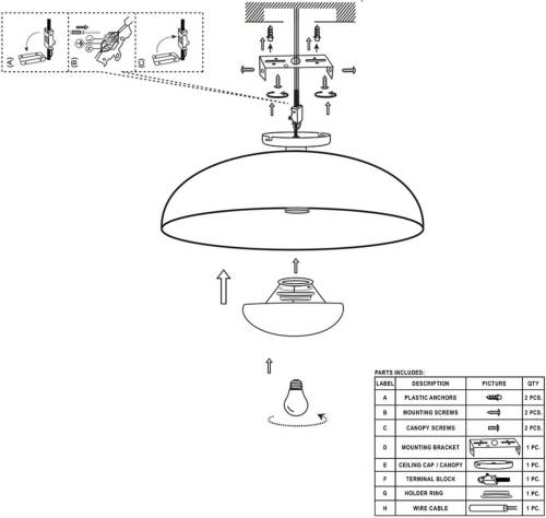 Steinhauer Messing plafondlamp, messingkleurig, metaal, Ø 42 cm