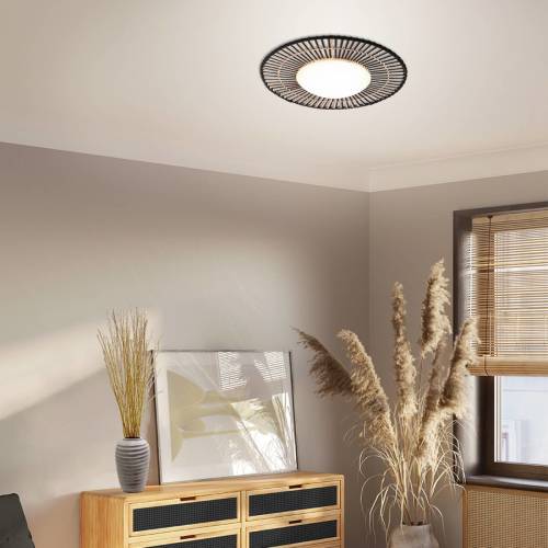 Steinhauer Plafondlamp Aura, bamboe