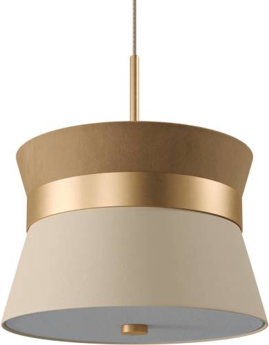 Easy Light Hanglamp Caramelo L, Ø 45 cm, koffiebruin