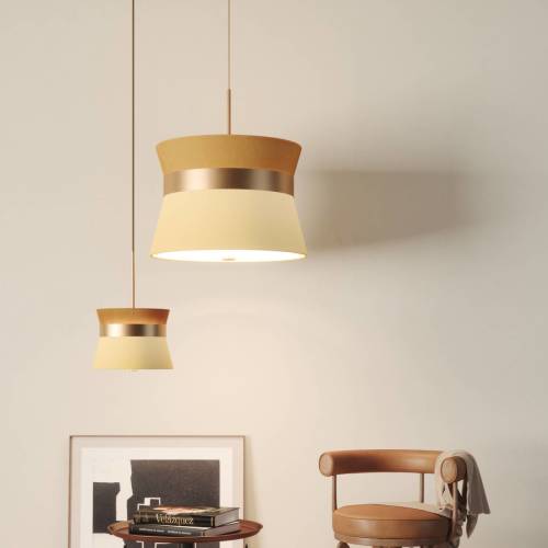 Easy Light Caramelo XL hanglamp, Ø 65 cm, citroen