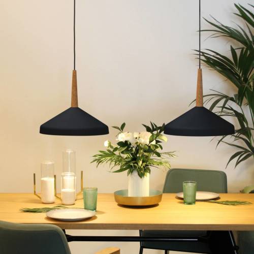 Easy Light Roque hanglamp met kurk, grafiet