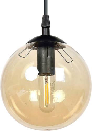 EMIBIG LIGHTING Glassy hanglamp, 1-lamp, barnsteen