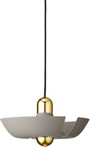 AYTM Cycnus hanglamp, taupe, Ø 30 cm, aluminium, E27