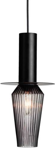 DESIGN BY US Harakiri hanglamp, zwart/rookgrijs