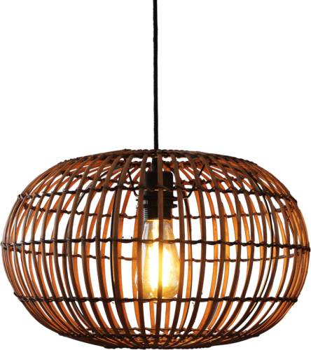 ECO-Light Bamboe hanglamp, bruin, Ø 48 cm