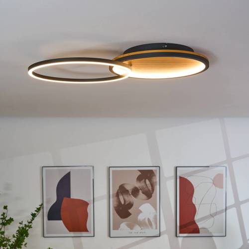 ECO-Light Kiru plafondlamp, grenen, lengte 63,2 cm, hout
