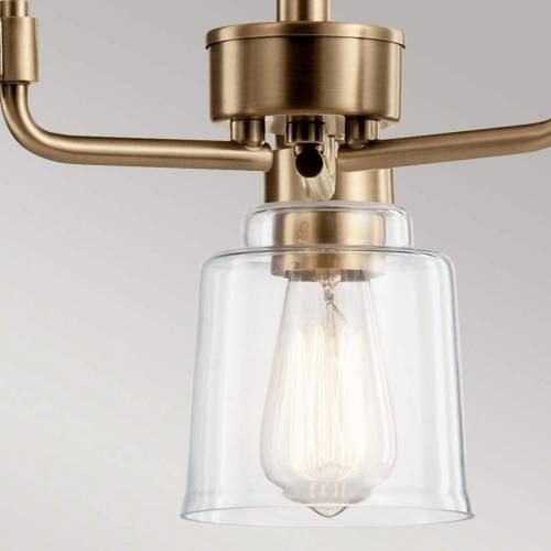 KICHLER Aivian hanglamp, 3-lamps, brons antiek