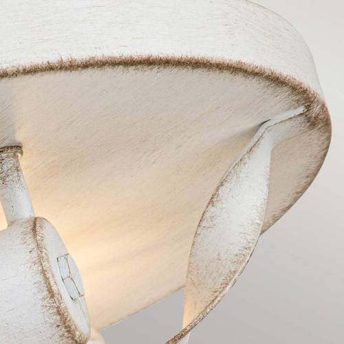 QUOIZEL Bradbury plafondlamp, 2-lamps, wit