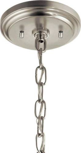 KICHLER Deryn hanglamp, 3-lamps, antiek grijs
