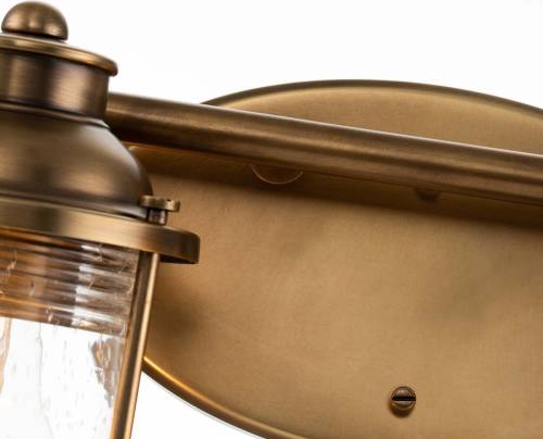 Quintiesse Badkamer wandlamp Ashland Bay, 4-lamps, messing