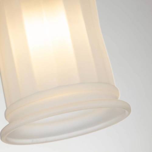 QUOIZEL Wandlamp Swell IP44, 1-lamp, geborsteld messing