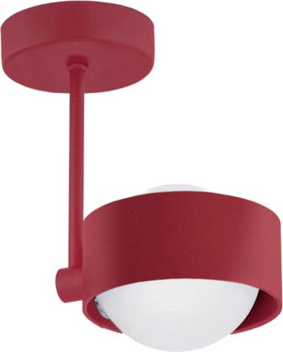 Argon Plafondlamp Mado, 1-lamp, rood