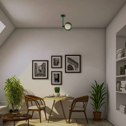 Argon Plafondlamp Mado, 1-lamp, groen