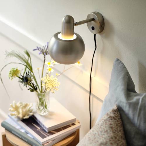 Frandsen BF20 wandlamp met stekker, satijn mat