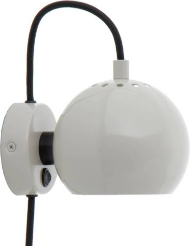 Frandsen wandlamp Bal Magneet, lichtgrijs glanzend